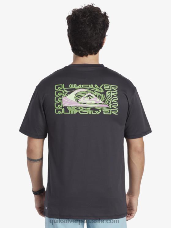 Quiksilver N8LNT316 hombres pista camiseta de surf de manga corta mix session upf 50