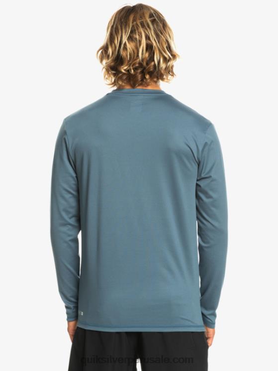 Quiksilver N8LNT402 hombres mar de bering omni session camiseta de surf de manga larga upf 50