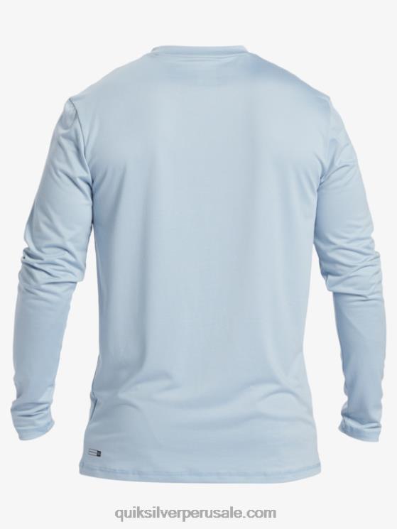 Quiksilver N8LNT404 hombres azul celeste omni session camiseta de surf de manga larga upf 50