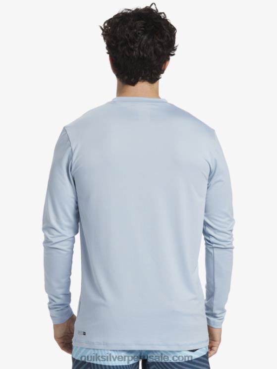 Quiksilver N8LNT404 hombres azul celeste omni session camiseta de surf de manga larga upf 50