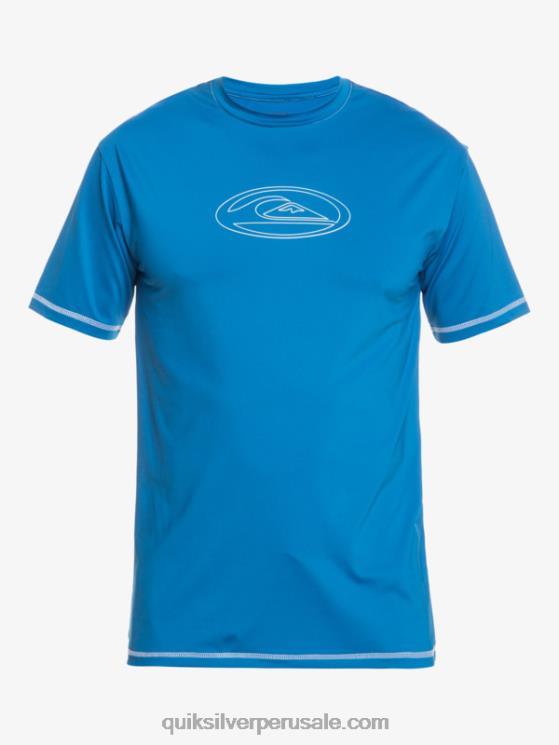 Quiksilver N8LNT588 hombres mar turco camiseta saturno surf manga corta upf 50 surf