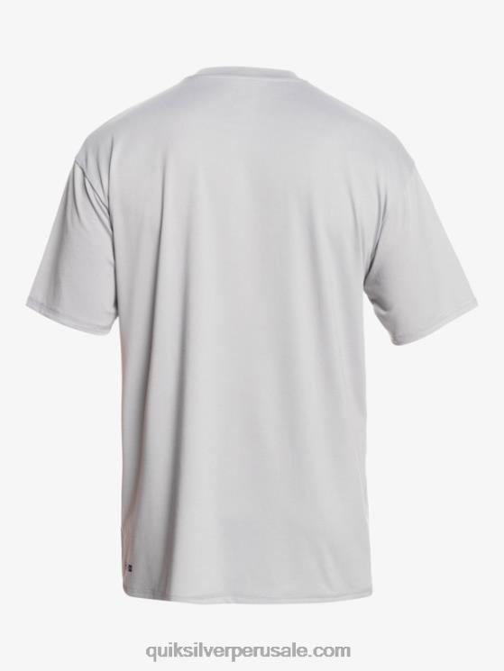 Quiksilver N8LNT890 hombres aguanieve playera de surf de manga corta UPF 50 Solid Streak