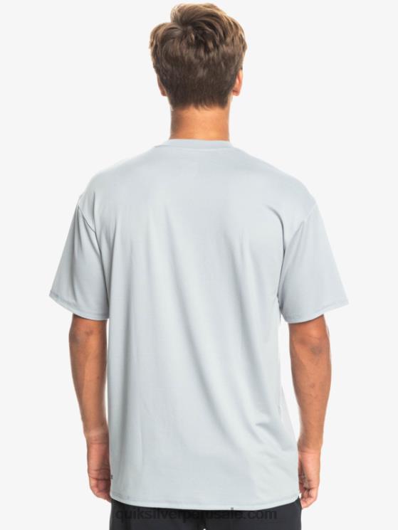 Quiksilver N8LNT890 hombres aguanieve playera de surf de manga corta UPF 50 Solid Streak