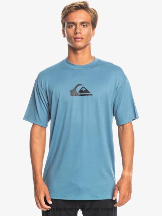 Quiksilver N8LNT891 hombres provenzal playera de surf de manga corta UPF 50 Solid Streak