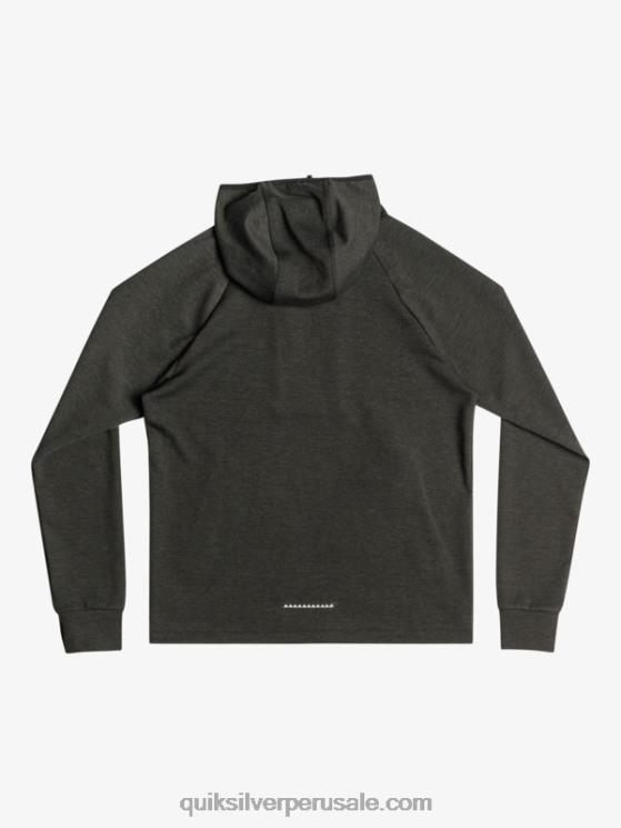 Quiksilver N8LNT1028 hombres brezo fantasma quítate la sudadera con capucha