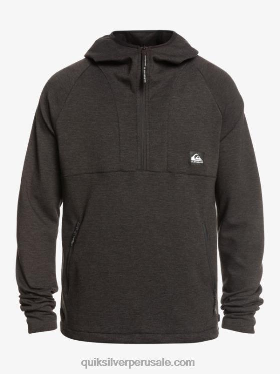 Quiksilver N8LNT1028 hombres brezo fantasma quítate la sudadera con capucha