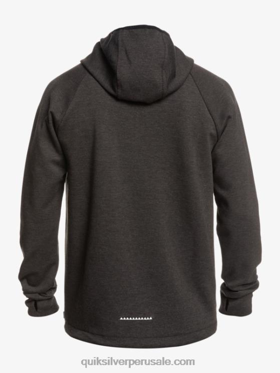 Quiksilver N8LNT1028 hombres brezo fantasma quítate la sudadera con capucha