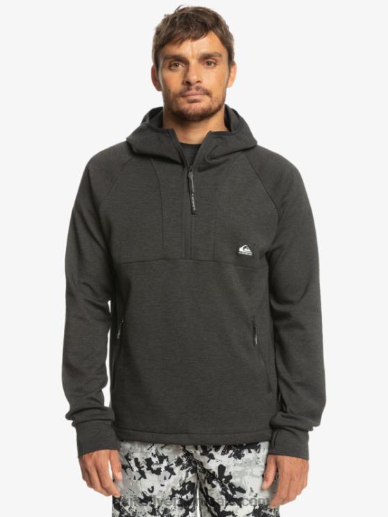 Quiksilver N8LNT1028 hombres brezo fantasma quítate la sudadera con capucha