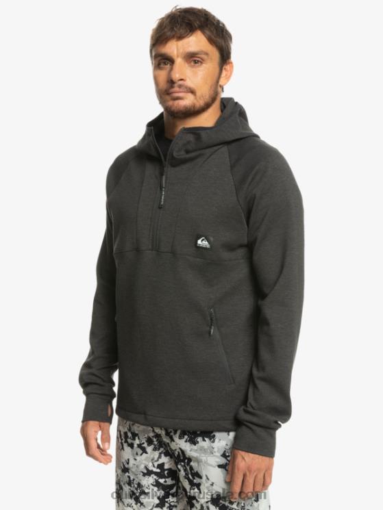 Quiksilver N8LNT1028 hombres brezo fantasma quítate la sudadera con capucha