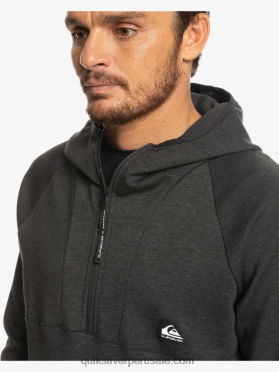 Quiksilver N8LNT1028 hombres brezo fantasma quítate la sudadera con capucha
