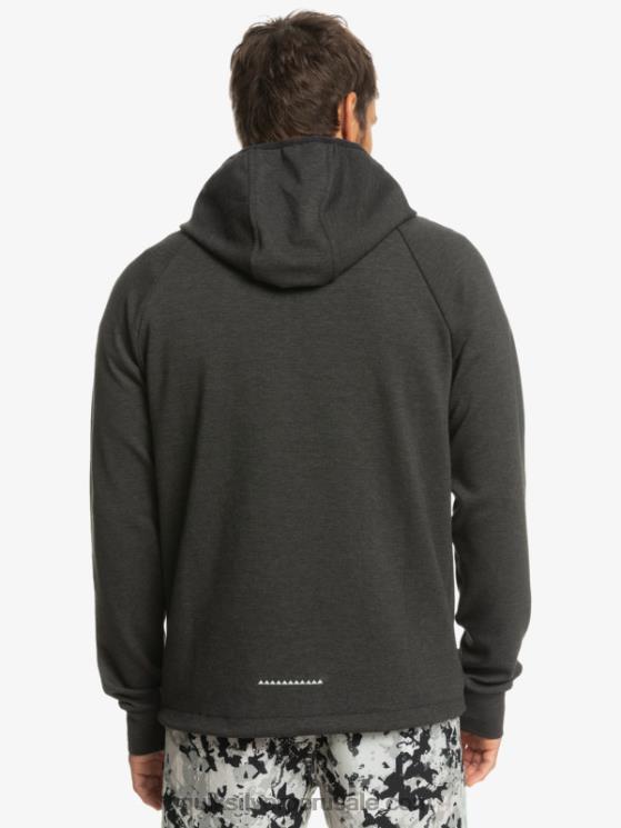 Quiksilver N8LNT1028 hombres brezo fantasma quítate la sudadera con capucha