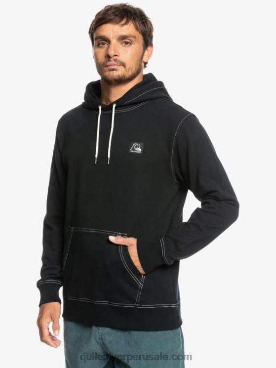 Quiksilver N8LNT1033 hombres negro la sudadera con capucha original