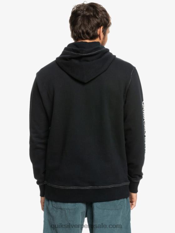 Quiksilver N8LNT1033 hombres negro la sudadera con capucha original