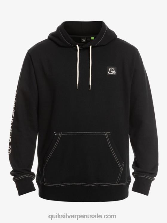 Quiksilver N8LNT1033 hombres negro la sudadera con capucha original