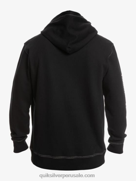 Quiksilver N8LNT1033 hombres negro la sudadera con capucha original