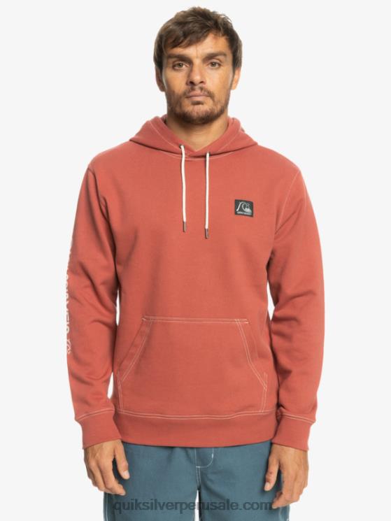 Quiksilver N8LNT1034 hombres Marsala la sudadera con capucha original