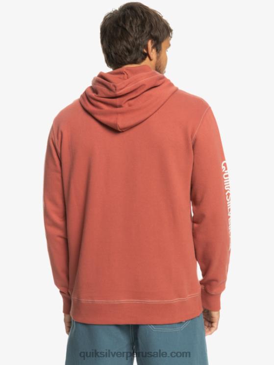 Quiksilver N8LNT1034 hombres Marsala la sudadera con capucha original