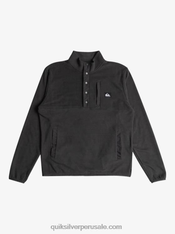 Quiksilver N8LNT1040 hombres fantasma jersey de forro polar con botones de presión sin destino