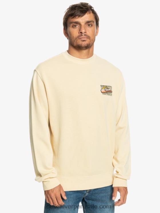 Quiksilver N8LNT1056 hombres abedul sudadera con diseño de losa de neón