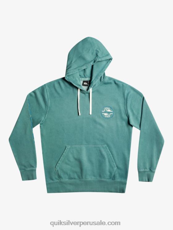 Quiksilver N8LNT1220 hombres azul bretaña sudadera con capucha dulce como losa