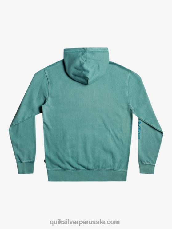 Quiksilver N8LNT1220 hombres azul bretaña sudadera con capucha dulce como losa