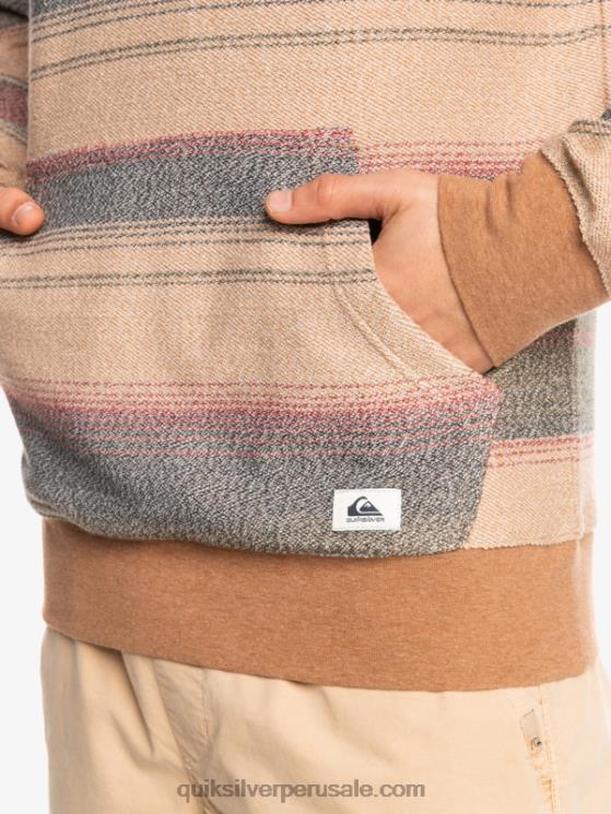 Quiksilver N8LNT1244 hombres hoja de uva gran otway gran sudadera con capucha otway