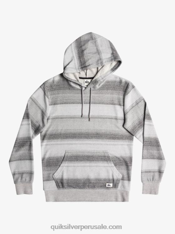 Quiksilver N8LNT1245 hombres gran otway negro gran sudadera con capucha otway