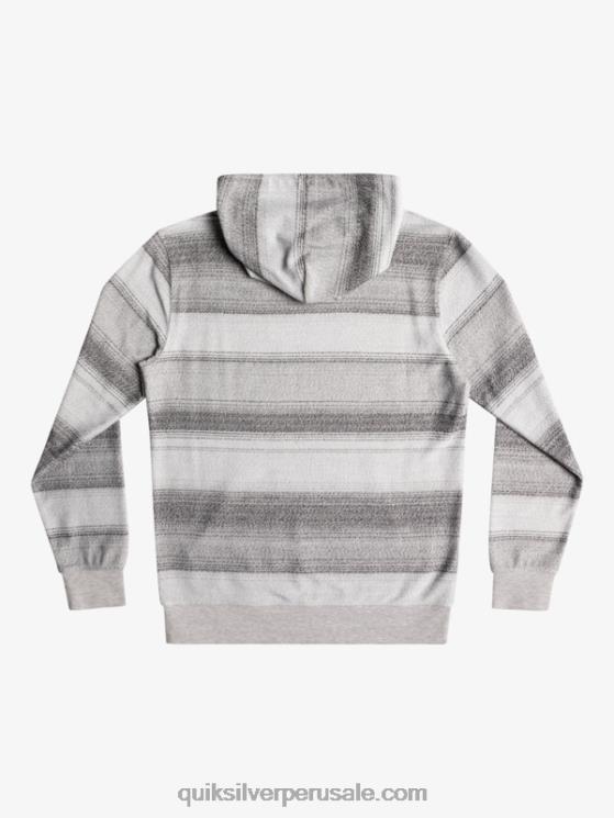 Quiksilver N8LNT1245 hombres gran otway negro gran sudadera con capucha otway