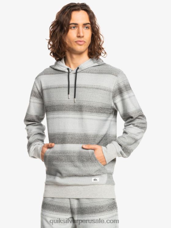 Quiksilver N8LNT1245 hombres gran otway negro gran sudadera con capucha otway