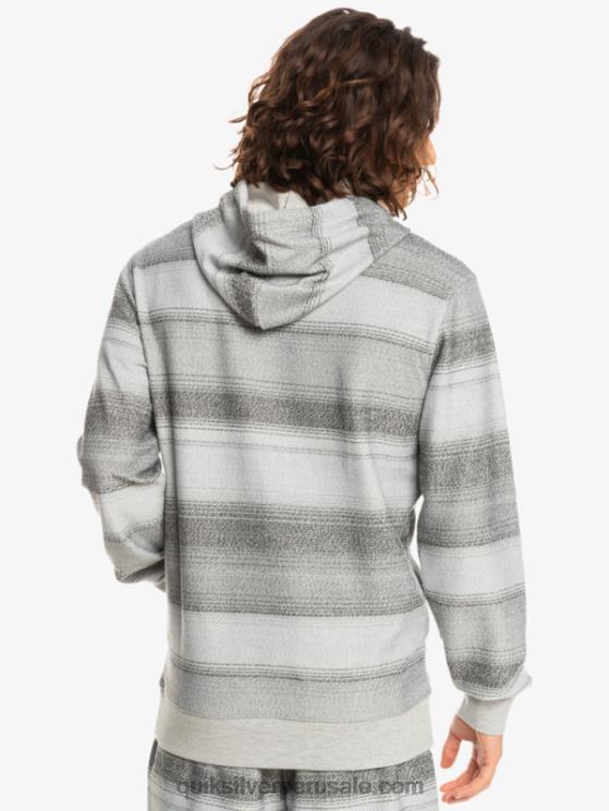 Quiksilver N8LNT1245 hombres gran otway negro gran sudadera con capucha otway
