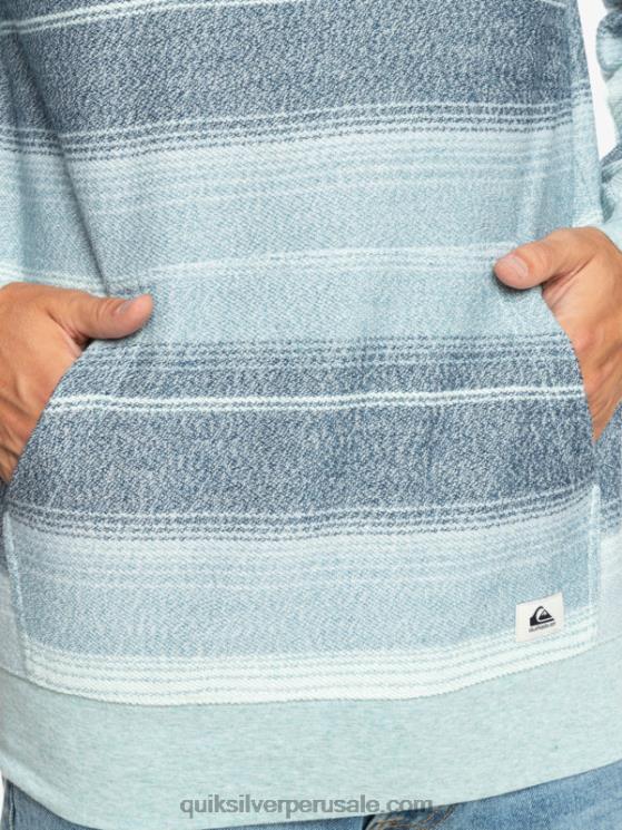 Quiksilver N8LNT1246 hombres azul provenzal gran otway gran sudadera con capucha otway