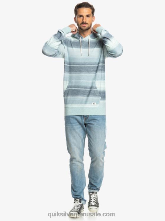 Quiksilver N8LNT1246 hombres azul provenzal gran otway gran sudadera con capucha otway