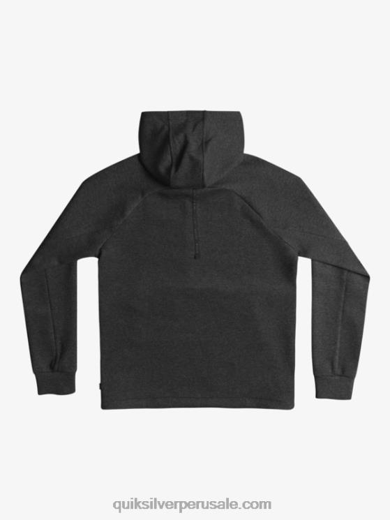 Quiksilver N8LNT1370 hombres brezo fantasma sudadera con capucha y media cremallera