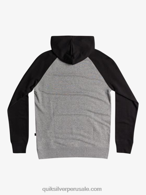 Quiksilver N8LNT1513 hombres blazer azul marino/largo sudadera con cremallera Essentials