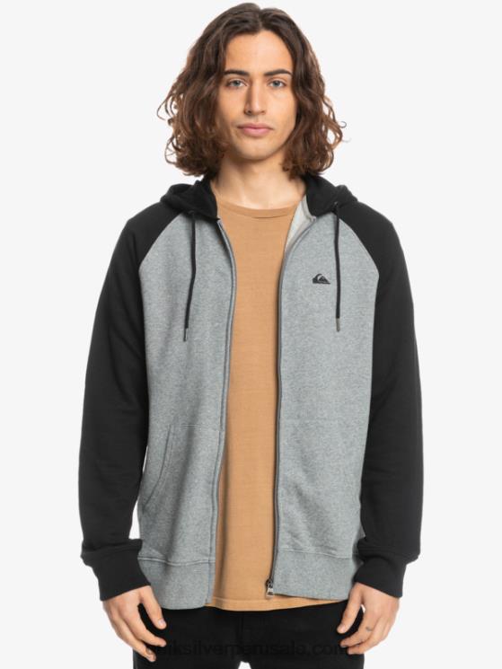 Quiksilver N8LNT1513 hombres blazer azul marino/largo sudadera con cremallera Essentials
