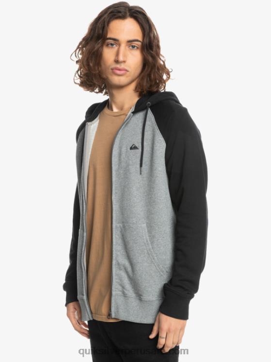 Quiksilver N8LNT1513 hombres blazer azul marino/largo sudadera con cremallera Essentials