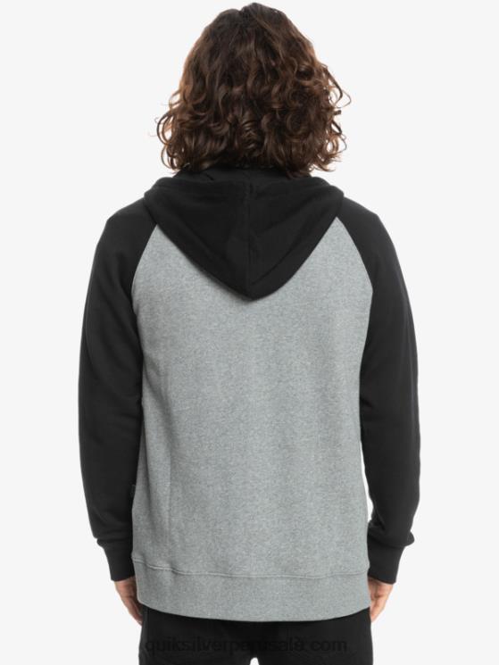 Quiksilver N8LNT1513 hombres blazer azul marino/largo sudadera con cremallera Essentials