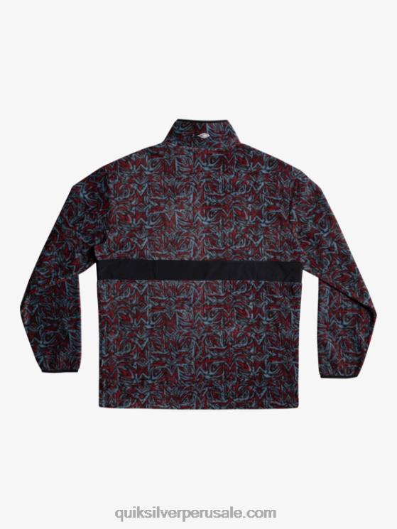 Quiksilver N8LNT1562 hombres saturno azul provenzal Polar Saturno con media cremallera