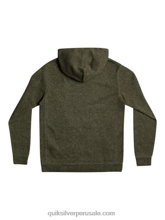 Quiksilver N8LNT1713 hombres trébol de cuatro hojas sudadera con capucha