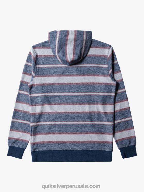 Quiksilver N8LNT577 hombres gran otway de la marina de medianoche gran sudadera con capucha otway