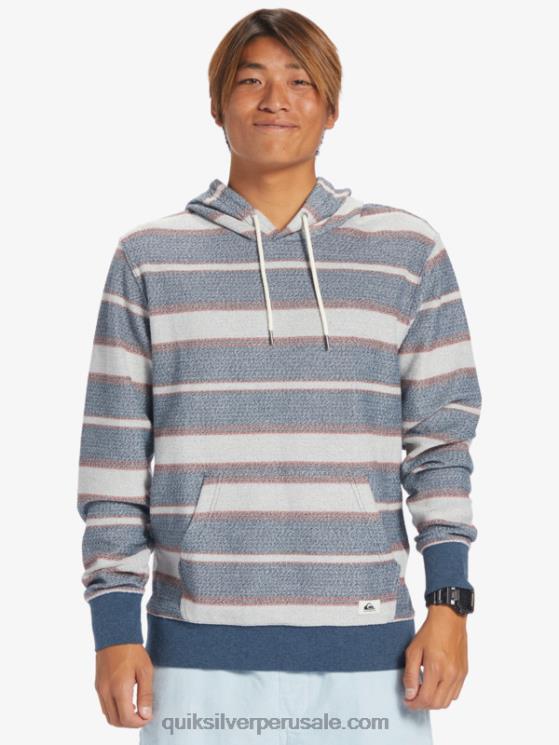 Quiksilver N8LNT577 hombres gran otway de la marina de medianoche gran sudadera con capucha otway