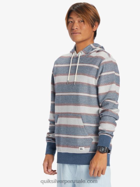 Quiksilver N8LNT577 hombres gran otway de la marina de medianoche gran sudadera con capucha otway