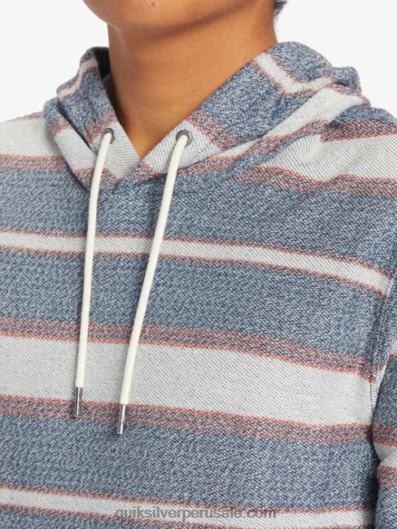 Quiksilver N8LNT577 hombres gran otway de la marina de medianoche gran sudadera con capucha otway