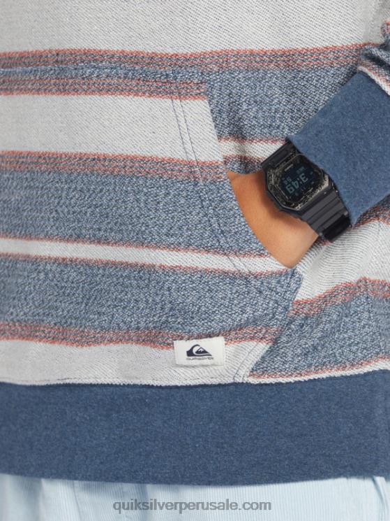 Quiksilver N8LNT577 hombres gran otway de la marina de medianoche gran sudadera con capucha otway