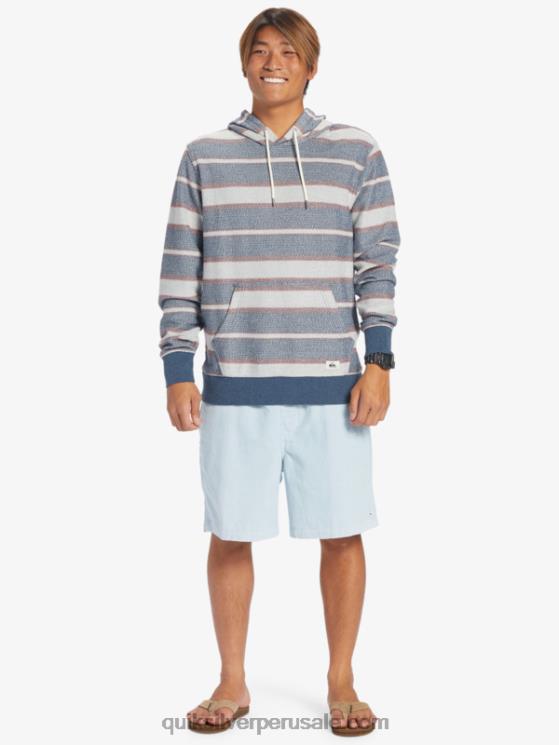 Quiksilver N8LNT577 hombres gran otway de la marina de medianoche gran sudadera con capucha otway