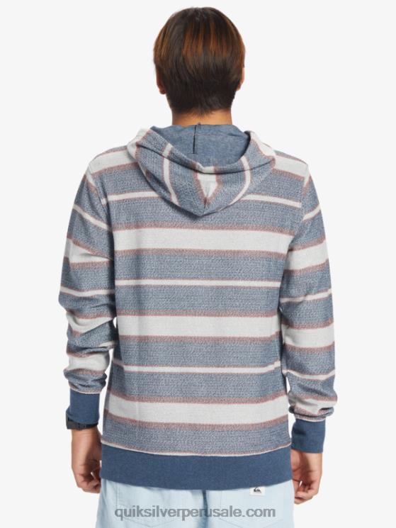 Quiksilver N8LNT577 hombres gran otway de la marina de medianoche gran sudadera con capucha otway