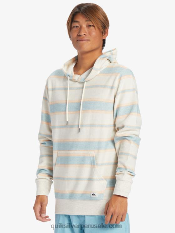 Quiksilver N8LNT579 hombres camafeo azul gran otway gran sudadera con capucha otway