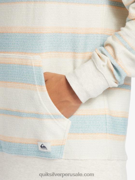 Quiksilver N8LNT579 hombres camafeo azul gran otway gran sudadera con capucha otway