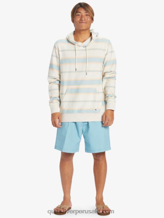 Quiksilver N8LNT579 hombres camafeo azul gran otway gran sudadera con capucha otway