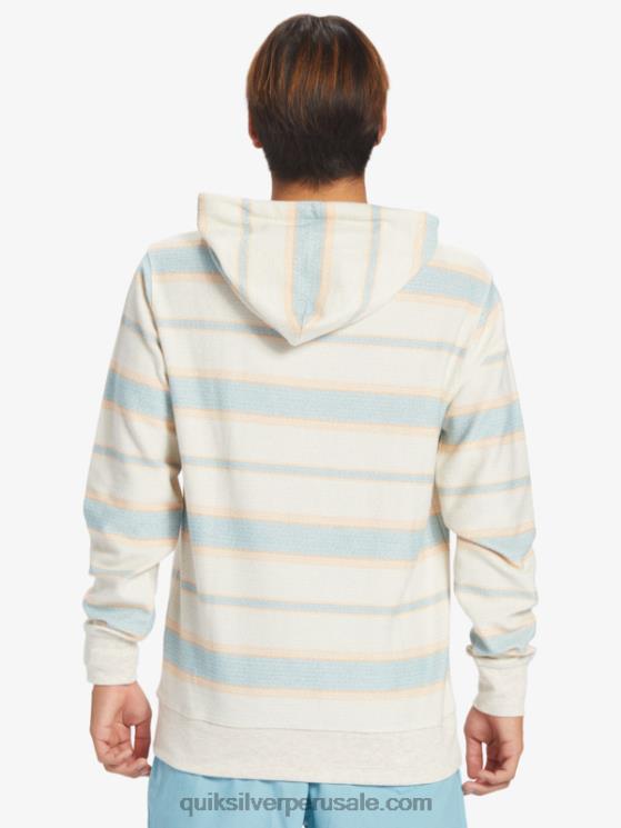 Quiksilver N8LNT579 hombres camafeo azul gran otway gran sudadera con capucha otway